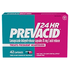 Prevacid 24hr Lansoprazole Delayed-Release Capsules, 15 mg, 42 count