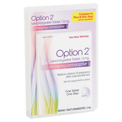  Plan B One-Step Emergency Contraceptive Tablet - 1 Tablet, Pack  of 2 : Health & Household