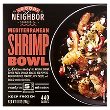 Good Neighbor Seafood Co. Mediterranean, Shrimp Bowl, 10 Ounce