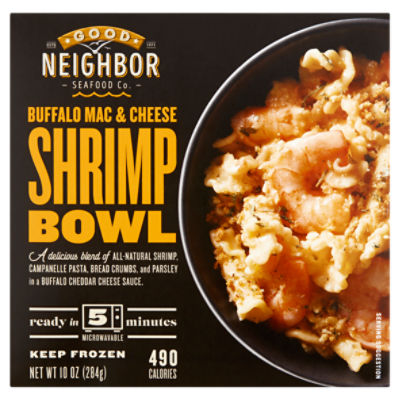 Good Neighbor Seafood Co. Buffalo Mac & Cheese Shrimp Bowl, 10 oz
