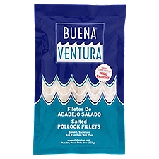 Buena Ventura Salted, Pollock Fillets, 8 Ounce
