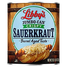 Libby's Jumbo-Can Crispy Sauerkraut, 27 oz, 27 Ounce