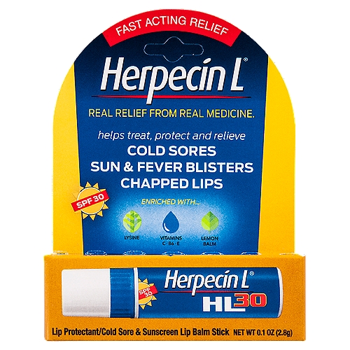 Herpecin-L Lip Protectant/Cold Sore & Sunscreen Lip Balm .1oz