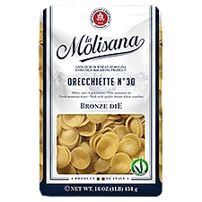 La Molisana Orecchiette N°30 Bronze Die Pasta, 16 oz