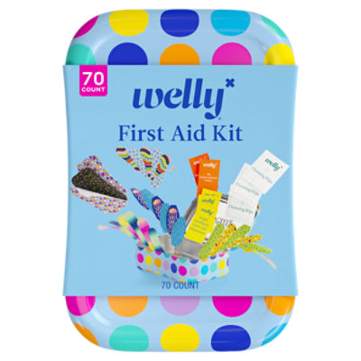 Welly First Aid Kit, 70 count