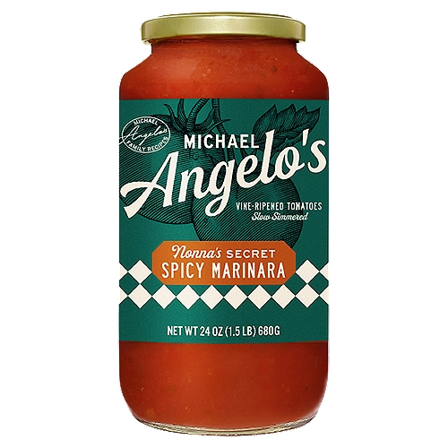 Michael Angelo's Nonna's Secret Spicy Marinara Sauce, 24 oz