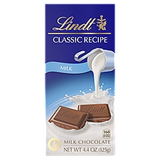 Lindt CLASSIC RECIPE Milk Chocolate Candy Bar, 4.4 oz., 4.4 Ounce