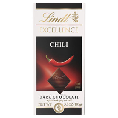 Lindt Excellence Chili Dark Chocolate, 3.5 oz