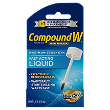 Compound W Maximum Strength Fast Acting Liquid Wart Remover, 0.31 fl oz, 0.31 Fluid ounce