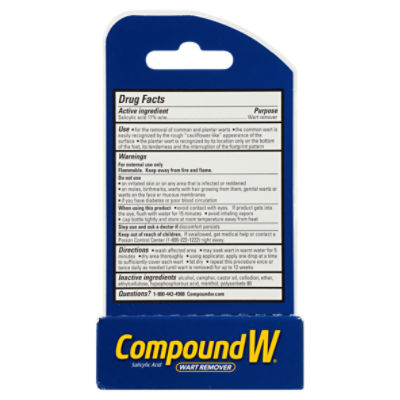 Compound W Gel Wart Remover, Fast Acting, Maximum Strength - Shop