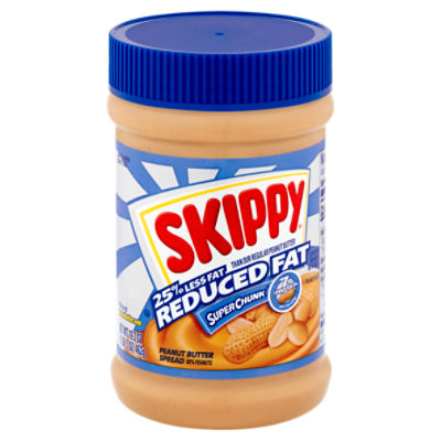 Skippy Reduced Fat Super Chunk Peanut Butter Spread, 16.3 oz