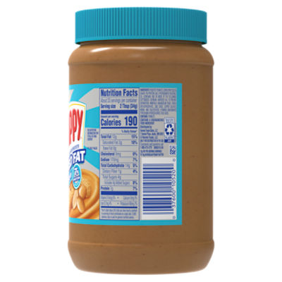 SKIPPY Natural Creamy Peanut Butter Spread, 7 G Protein per Serving,  Plastic Jar 40 oz