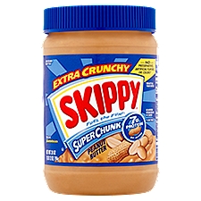 Skippy Super Chunk Extra Crunchy Peanut Butter, 28 oz, 28 Ounce