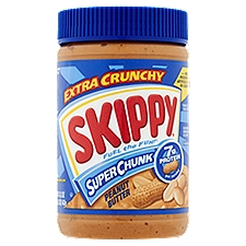 Skippy Extra Crunchy Super Chunk Peanut Butter, 16.3 oz
