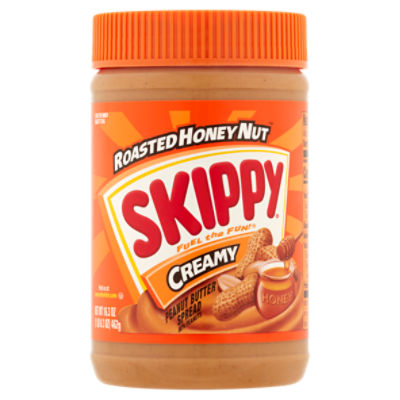 Skippy Roasted Honey Nut Creamy, Peanut Butter Spread