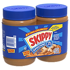 Skippy Extra Crunchy Super Chunk Peanut Butter Twin Pack, 48 oz, 2 count
