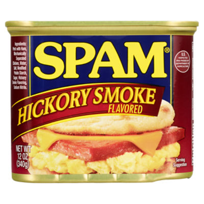 Spam Hickory Smoke Flavored Canned Meat, 12 oz