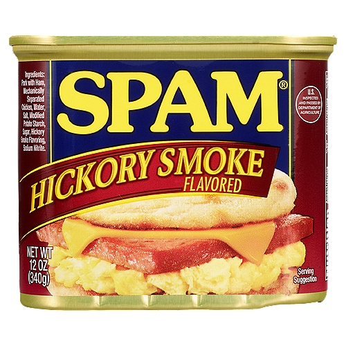 Spam Hickory Smoke Flavored Canned Meat, 12 oz