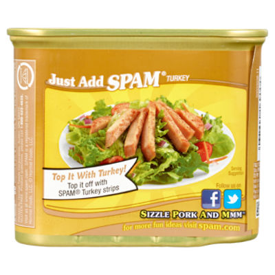  SPAM Oven Roasted Turkey, 12 Ounce (Pack of 12) : Grocery &  Gourmet Food