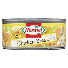 Hormel No Salt Added Premium Chicken Breast in Water with Rib Meat, 5 oz