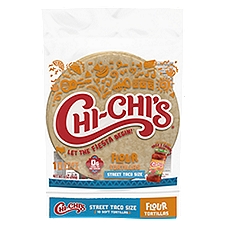 Chi-Chi's Street Taco Style Flour, Tortillas, 9 Ounce