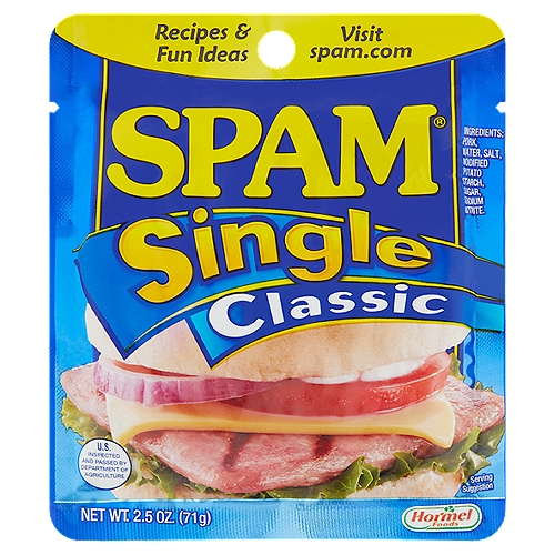 Spam Single Classic Ham, 2.5 oz