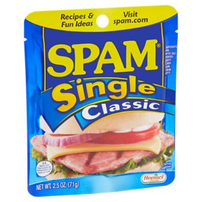 Spam Single Classic Ham, 2.5 oz