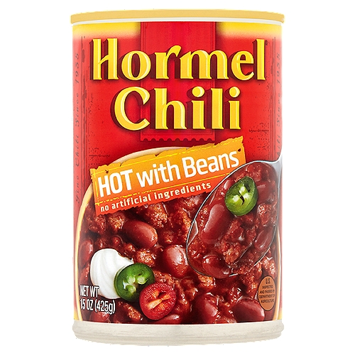 Hormel Chili Hot with Beans, 15 oz
