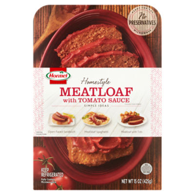 Hormel Homestyle Meatloaf with Tomato Sauce, 15 oz, 15 Ounce