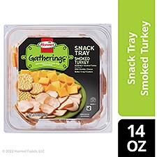 HORMEL GATHERINGS Snack Tray Turkey and Cheese, 14 ounce