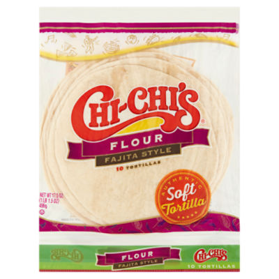 Chi-Chi's Flour Tortillas, 10 count, 17.5 oz, 17.5 Ounce