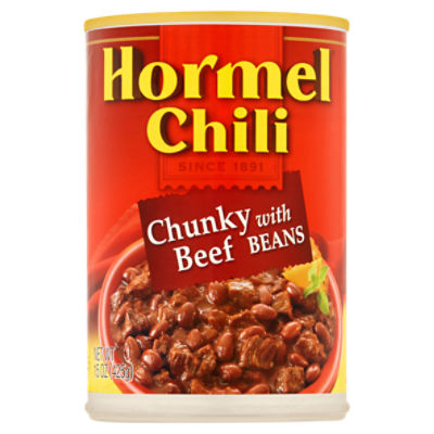 Hormel Chili Chunky with Beef Beans, 15 oz