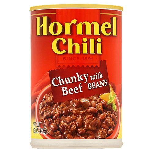 Hormel Chili Chunky with Beef Beans, 15 oz