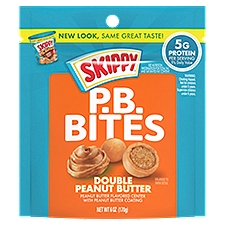 Skippy Double Peanut Butter P.B. Bites, 6 oz