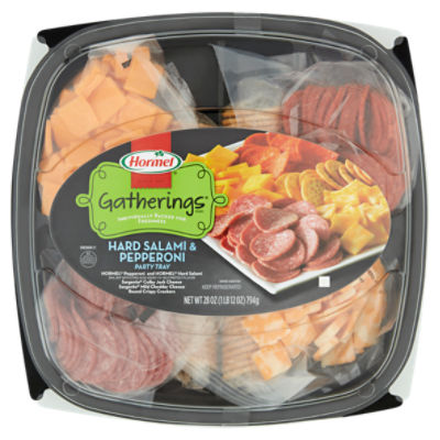 Hormel Gatherings Hard Salami & Pepperoni Party Tray, 28 oz ShopRite