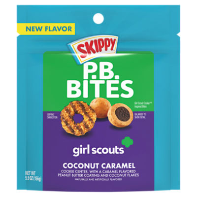 SKIPPY Bites GS Coconut Caramel (Samoa), 5.5 ounce