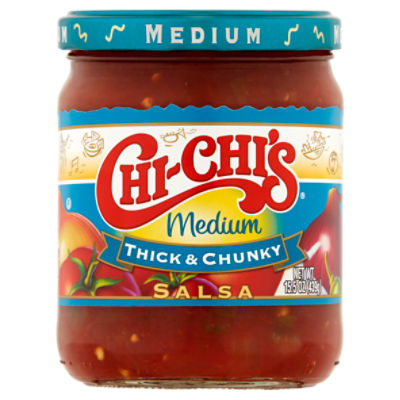Chi-Chi's Medium Thick & Chunky Salsa, 15.5 oz, 15.5 Ounce