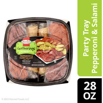 Hormel Gatherings Pepperoni & Hard Salami Party Tray, 28 oz ShopRite