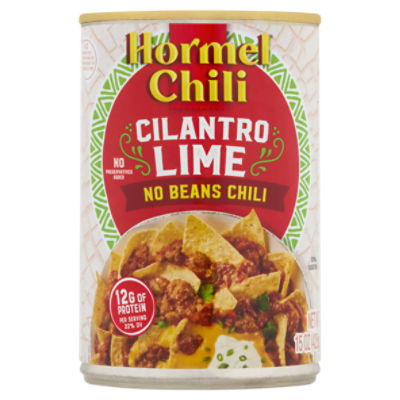 Hormel Cilantro Lime No Beans Chili, 15 oz
