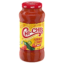 CHI-CHI'S SAUCES Hot Thick & Chunky Salsa, 16 Ounce