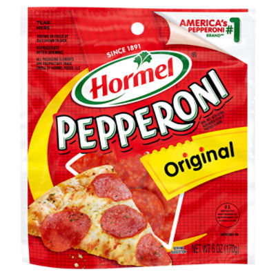 Hormel Original Pepperoni, 6 oz, 6 Ounce
