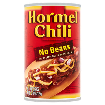 Hormel No Beans Chili, 25 oz