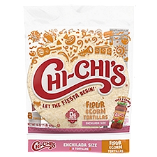 CHI-CHI'S CHIPS & TORTILLAS Flour & Corn Enchilada Style Tortillas - 8 Count, 16 Ounce