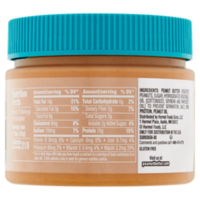 Skippy Protein Creamy Peanut Butter, 14 oz - Fairway