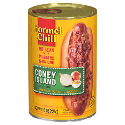 Hormel Chili No Bean with Mustard & Onions, Chili