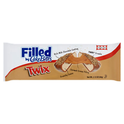 Filled by CakeBites Twix Cookies, 3 count, 2.12 oz