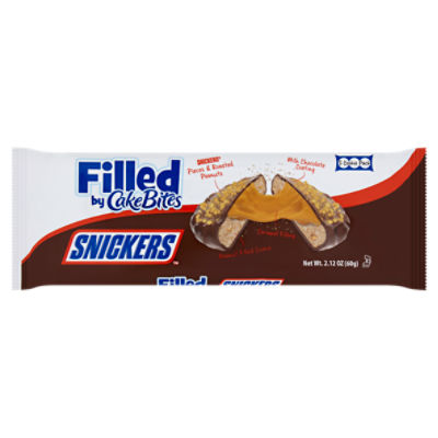 Filled by CakeBites Snickers Cookies, 3 count, 2.12 oz