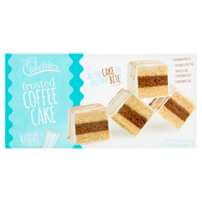 Cakebites Frosted Coffee Cake, 2 oz, 4 count