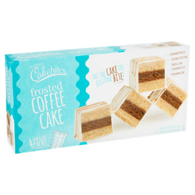 Cakebites Frosted Coffee Cake, 2 oz, 4 count