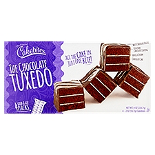Cakebites The Chocolate Tuxedo Cakebites, 2 oz, 4 count